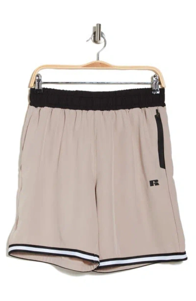 Russell Athletic Ripstop Basketball Shorts In Khaki