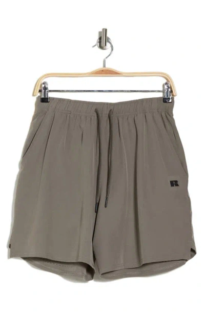 Russell Athletic Running Shorts In Brown
