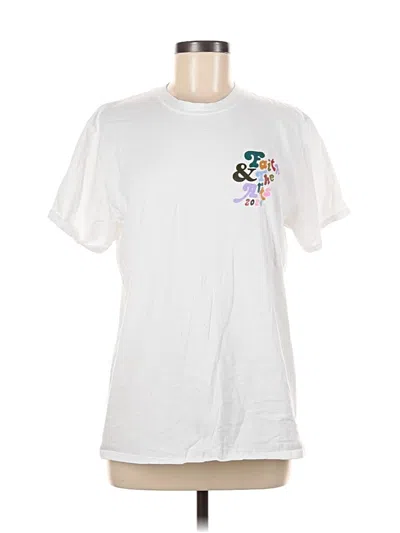 Pre-owned Russell Athletic Short Sleeve T-shirt In White