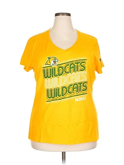 Pre-owned Russell Athletic Short Sleeve T-shirt In Yellow