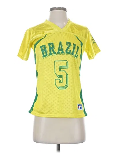 Pre-owned Russell Athletic Short Sleeve T-shirt In Yellow