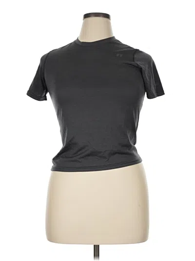 Pre-owned Russell Athletic Short Sleeve Turtleneck In Gray