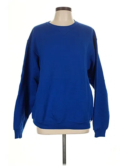 Pre-owned Russell Athletic Sweatshirt In Blue