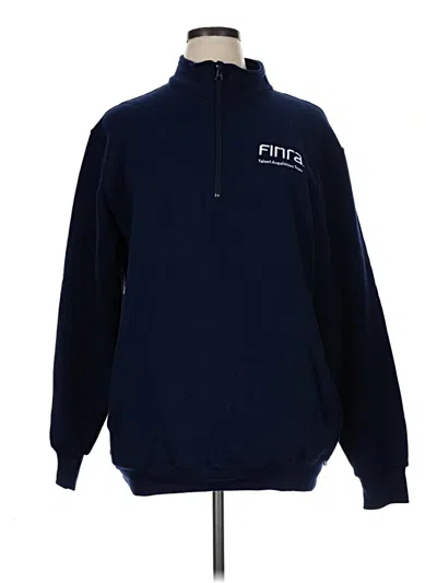 Pre-owned Russell Athletic Sweatshirt In Blue
