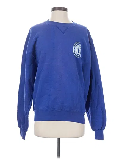 Pre-owned Russell Athletic Sweatshirt In Blue