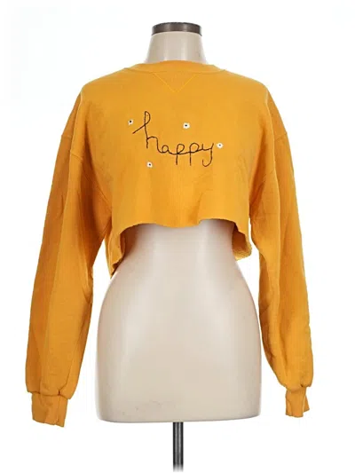 Pre-owned Russell Athletic Sweatshirt In Yellow