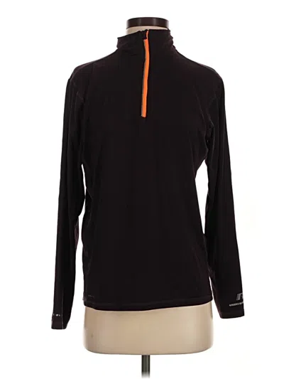 Pre-owned Russell Athletic Turtleneck Sweater In Black