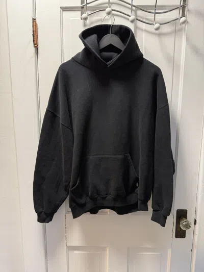 Pre-owned Russell Athletic Vintage Boxy Black Russell Hoodie