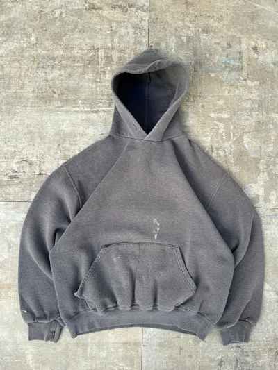 Pre-owned Russell Athletic X Vintage 90's Faded Russell Athletic Hoodie In Grey