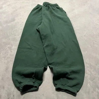 Pre-owned Russell Athletic X Vintage Crazy Vintage 90's Baggy Forest Green Essential Sweatpants! (size 34)