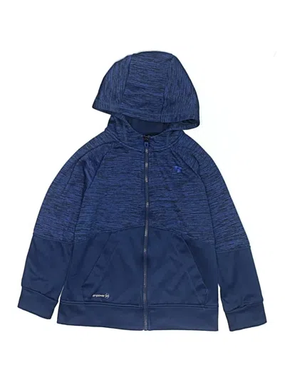 Pre-owned Russell Athletic Kids' Zip Up Hoodie In Blue
