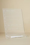 Russell + Hazel Acrylic Weekly Calendar In Clear