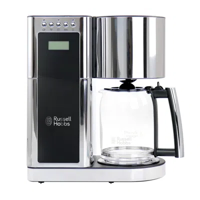 Russell Hobbs Glass 8 Cup Coffeemaker In Black And Stainless Steel In Multi
