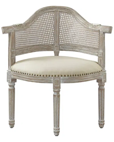 Rustic Manor Arius Accent Chair In White