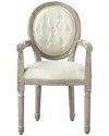RUSTIC MANOR RUSTIC MANOR CHANELLE CREAM DINING CHAIR