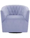 RUSTIC MANOR RUSTIC MANOR KAITLIN SWIVEL ACCENT CHAIR