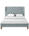 Rustic Manor Kelsie Bed In Blue