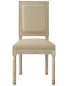 RUSTIC MANOR RUSTIC MANOR SET OF 2 OLIVIER BEIGE DINING CHAIRS