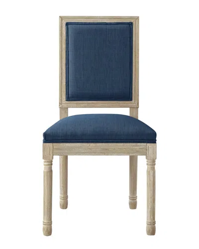 Rustic Manor Set Of 2 Olivier Blue Dining Chairs