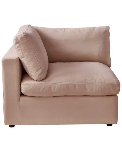 Rustic Manor Yasmin Modular Left Arm Sofa In Pink