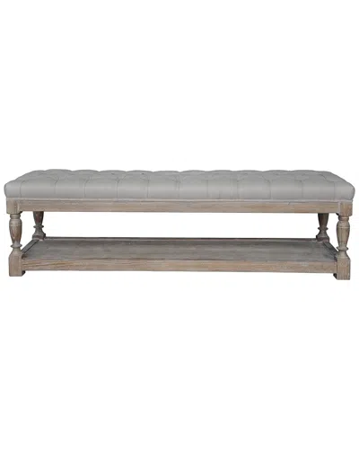Rustique By Pangea Pangea Home  Athena Bench In Brown
