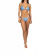 Rusty Harbor Tie Side Bikini Bottom In Periwinkle