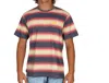 Rusty Old Timer Short Sleeve Tee In Black/ray In Multi