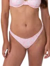 Rusty Sandy Cheeky Brief Bikini Bottom In Pink In Pink
