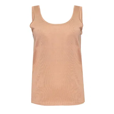 Ruth Erotokritou Solid Colour Tank Top Peach