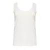 Ruth Erotokritou Solid Colour Tank Top White