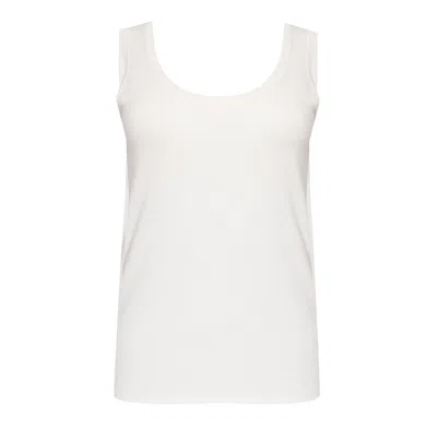 Ruth Erotokritou Solid Colour Tank Top White