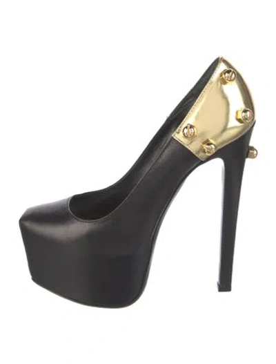 Pre-owned Ruthie Davis Leather Pumps In Black