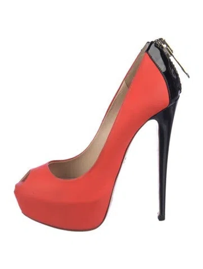 Pre-owned Ruthie Davis Leather Pumps In Orange