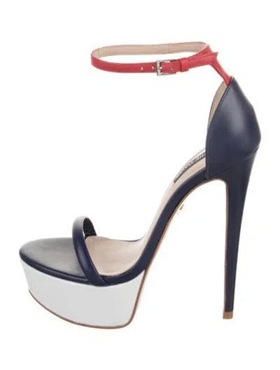 Pre-owned Ruthie Davis Leather Sandals In Blue