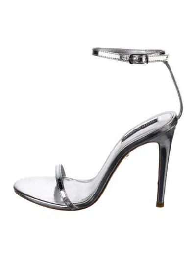 Pre-owned Ruthie Davis Leather Sandals In Silver