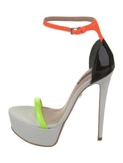 Pre-owned Ruthie Davis Leather Sandals In White