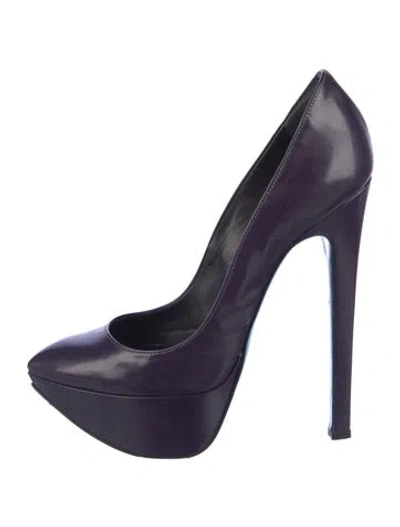 Pre-owned Ruthie Davis Patent Leather Pumps In Purple