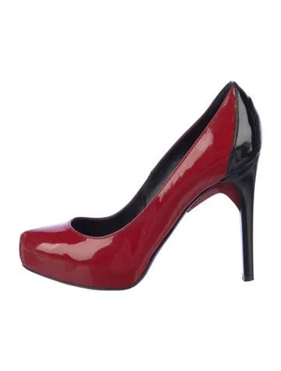 Pre-owned Ruthie Davis Patent Leather Pumps In Red