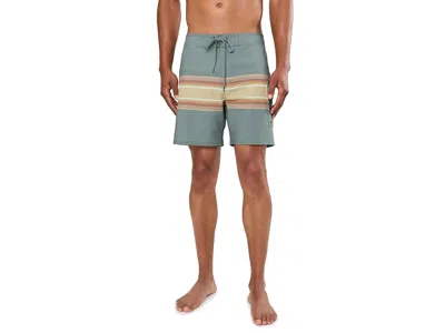 Rvca 17 Exotica Boardshorts Men's Shorts Jade: 28 One Size In Multi