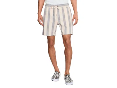 Rvca 17 Sands Elastic Shorts Men's Shorts Ceramic: Md One Size In Neutral