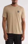 Rvca 2x Performance T-shirt In Brown
