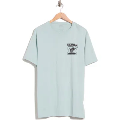 Rvca Afterhours Graphic T-shirt In Blue Haze