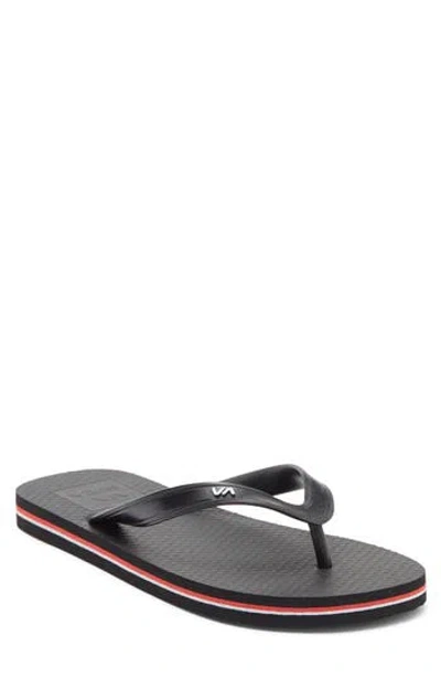 Rvca All The Way Flip Flop In Black