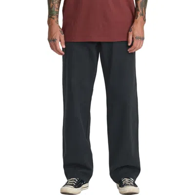 Rvca Americana 2 Flat Front Cotton Twill Chinos In Multi