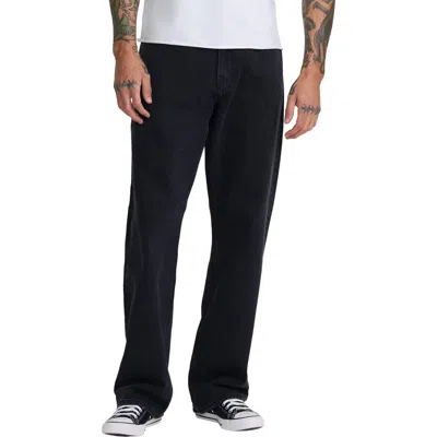 Rvca Americana Dayshift Relaxed Straight Fit Jeans In Multi