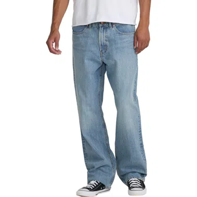 Rvca Americana Dayshift Relaxed Straight Fit Jeans In Red
