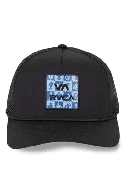 Rvca Aoki Adjustable Trucker Hat In Multi