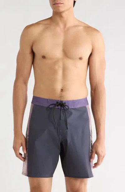 Rvca Apex 2 Board Shorts In Purple