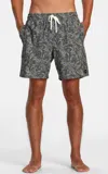 Rvca Atlas Elastic Boardshort 17" In Multi Color In Multi