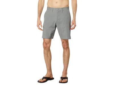 Rvca Back In 19 Hybrid Shorts In Gray